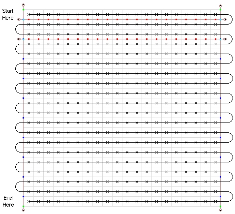 The Use Of Strings In A 20 Metre Grid