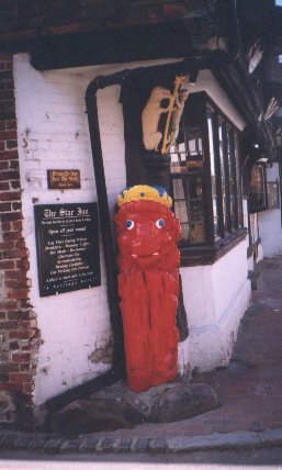 Lions head outside The Star Inn