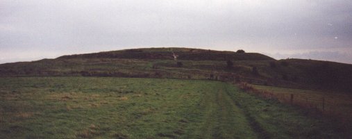 The Caburn ramparts from the north