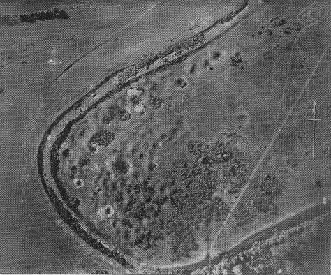 The South-West end of Cissbury Ring from the air