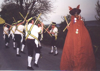 Long Man Morris on May Morning