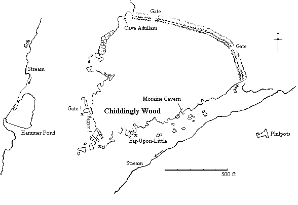 Map of Philpots Camp