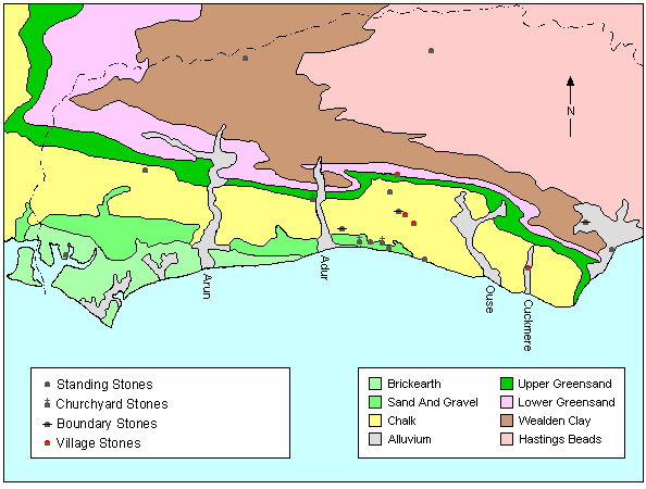 Geological Map Of Sussex