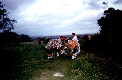 Sompting Village Morris on Highdown Hill