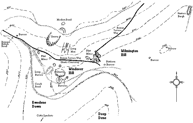 Map of the Windover Hill Area